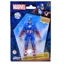 Boneco Marvel Brinquedo Capitão América All Seasons 9,5CM