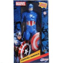 Boneco Marvel Capitao America ALL Seasons 22CM Boneco Marvel Capitao America ALL Seasons 22CM
