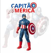 Boneco Marvel Capitão América Steve Rogers Olympus Boneco Marvel Capitão América Steve Rogers Olympus