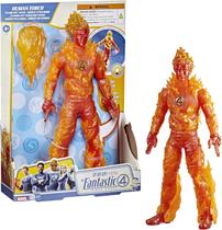 Boneco Marvel F4 Johnny Em Chamas Hasbro G1890 Boneco Marvel F4 Johnny Em Chamas Hasbro G1890