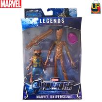 Boneco Marvel Legends 15cm - Groot & Rocket Raccoon
