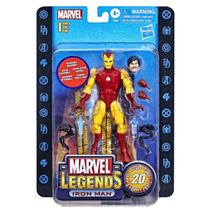 Boneco Marvel Legends 20º Aniversário Série 1 Homem de Ferro - Hasbro