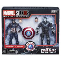 Boneco Marvel Legends Marvel Estudios Cap.america + Crosseones E2447