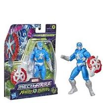 Boneco Marvel Mech Strike Monster Hunters, Figura 15 Cm - Capitão América - F4424