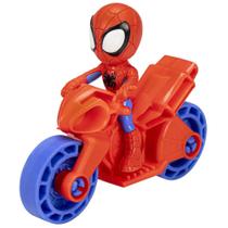 Boneco Marvel Spidey And His Amazing Friends, Figura Homem-aranha Com Moto - F4001 - Hasbro Boneco Marvel Spidey And His Amazing Friends, Figura Homem-aranha Com Moto - F4001 - Hasbro