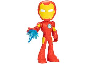 Boneco Marvel Spidey and His Amazing Friends - Homem de Ferro 22cm com Acessório Hasbro