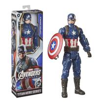 Boneco Marvel Titan Hero Capitão América F1342 - Hasbro