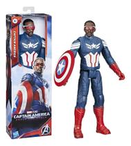 Boneco Marvel Vingadores Titan Hero Capitão América Falcão Sam Wilson F9276