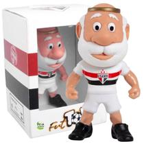 Boneco Mascote CAMISA BRANCA São Paulo Tricolor SP FC Futebol Oficial Fut Toy Articulado Coleção Licenciado Polo Art