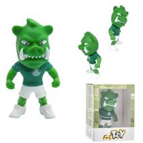 Boneco Mascote Javali Palmeiras Oficial 12cm Colecionável em Vinil com Design Detalhado e Licenciado