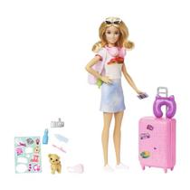 Boneco Mattel Barbie Travel Malibu HJY18 Boneco Mattel Barbie Travel Malibu HJY18