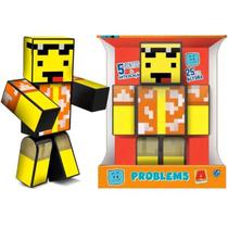 Boneco MEL Problems 25CM Minecraft ALGAZARRA - ALGAZARRA Brinquedos