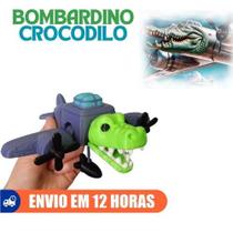 Boneco Meme BOMBARDINO CROCODILO Articulado para Decoração Geek em 3D Brainrot Italiano