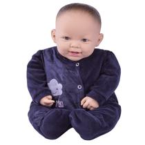 Boneco Menino Bebê Ninos Reborn Sons De Bebê Cotiplás 2219