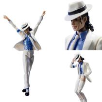 Boneco Michael Jackson 15cm Articulado e acessorios Figure