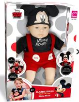 Boneco Mickey Classic Dolls Recem Nascido- Roma 5161