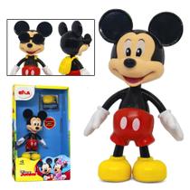 Boneco Mickey Disney Flexível com Acessórios 12 cm Elka 1175