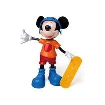 Boneco Mickey Radical Skate Disney Fala 5 Frases 24cm Elka - Elka Brinquedos