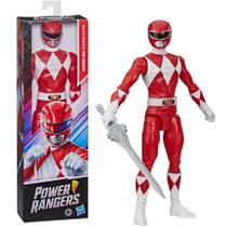 Boneco mighty morphin power rangers vermelho 30cm (e8665) - hasbro Boneco mighty morphin power rangers vermelho 30cm (e8665) - hasbro
