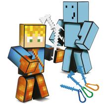 Boneco Mine Kit Youtubers Lopers E Problems 25cm 2un Craft