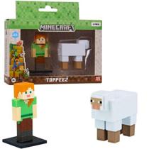 Boneco - Minecraft Alex e Ovelha MULTIKIDS Boneco - Minecraft Alex e Ovelha MULTIKIDS
