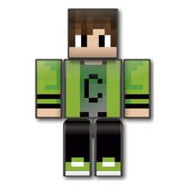 Boneco Minecraft Articulado Cadres Streamer youtuber 35 Cm - Algazarra - Ecommerce