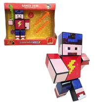 Boneco Minecraft Articulado Turma do Mike 15cm 3031501