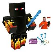 Boneco Minecraft Athos Articulado 25 cms Algazarra
