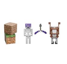 Boneco Minecraft Batalha Do Cavaleiro Esqueleto 6+ Mattel