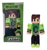 Boneco Minecraft Cadres Youtuber Gamer Articulado Grande