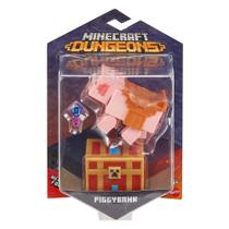 Boneco Minecraft Dungeons Piggybank Tireline - Mattel GNC23