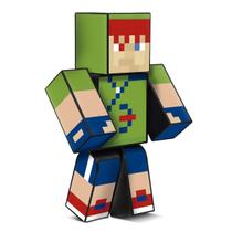 Boneco Minecraft Familia Arqueira Robin Hood 35cm Youtuber - Algazarra
