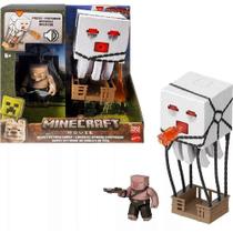 Boneco Minecraft Filme The Big One 8cm com Cena Recriável Mattel