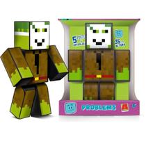 Boneco Minecraft Game Streamers Stick 35Cm Grande - Algazarra Ind. Com. Brinquedos