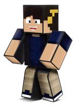 Boneco Minecraft Gamer Marcelo Drv 25 CM - Algazarra