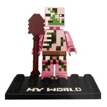 Boneco Minecraft Hunter My World - Compatível LEGO