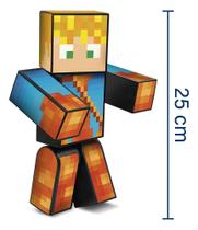 Boneco Minecraft Lopers 25Cm Youtuber Gamer Articulado