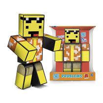Boneco Minecraft Mel Turma Problems 25cm Algazarra Colecionável Infantil