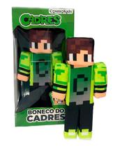 Boneco Minecraft Pelúcia Streamer Youtuber Cadres