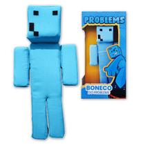 Boneco Minecraft Pelúcia Streamer Youtuber Problems