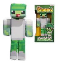 Boneco Minecraft Pelúcia Streamer Youtuber Sandega