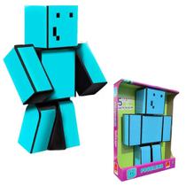 Boneco Minecraft Problems Original Algazarra Brinquedos Grande 35cm Articulado Crianças +3 Anos