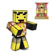 Boneco Minecraft Turma Problems 25cm Gamer Youtuber Original - Algazarra