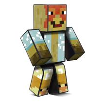 Boneco Minecraft Youtuber Ze Galo 35cm Turma Do Problems - Algazarra