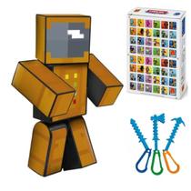 Boneco minecraft zoom turma do problems 25cm articulado novo