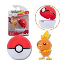 Boneco Mini Pokémon Torchic + Poke Ball - Sunny Brinquedos