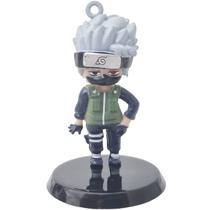 Boneco Miniatura Com Base Coleção Naruto Brinquedo Criança Pvc Kakashi Hatake II