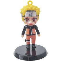 Boneco Miniatura Com Base Coleção Naruto Brinquedo Criança Pvc Naruto Uzumaki III