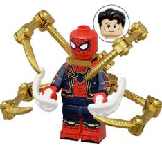 Boneco Minifigura Homem Aranha Iron Boneco Minifigura Homem Aranha Iron