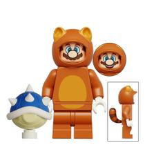 Boneco Minifigura Mario Bros Com Traje de Gato Boneco Minifigura Mario Bros Com Traje de Gato